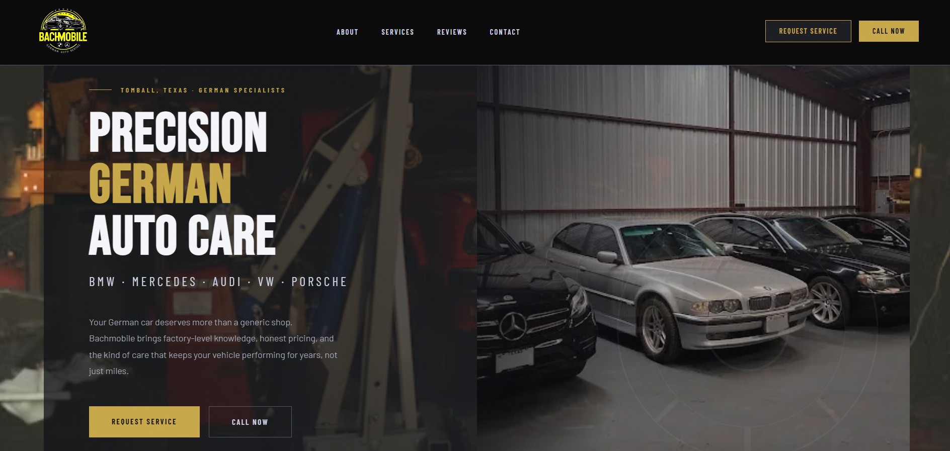 Bachmobile German Auto website